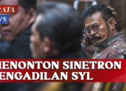 Menonton Sinetron Pengadilan SYL