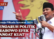 Menuju Pilkada Serentak 2024, Pengaruh Politik Prabowo Efek Sangat Kuat