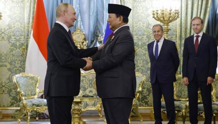 Isi Pembicaraan Prabowo dan Vladimir Putin di Moskwa