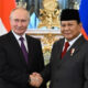Prabowo Kenang Jasa Rusia dalam Pembangunan Indonesia di Hadapan Vladimir Putin