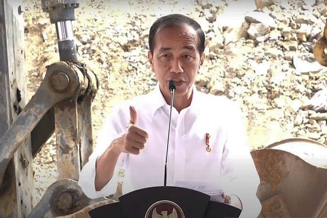 Jokowi Letakan Batu Pertama Pembangunan Hotel di IKN
