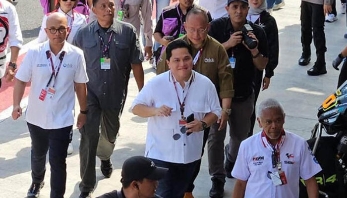 Erick Thohir Hadir di Mandalika MotoGP, Disorot Media Asing