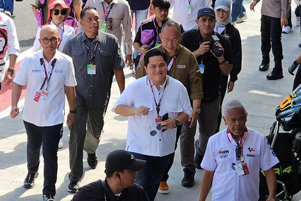 Erick Thohir Hadir di Mandalika Moto GP, Disorot Media Asing