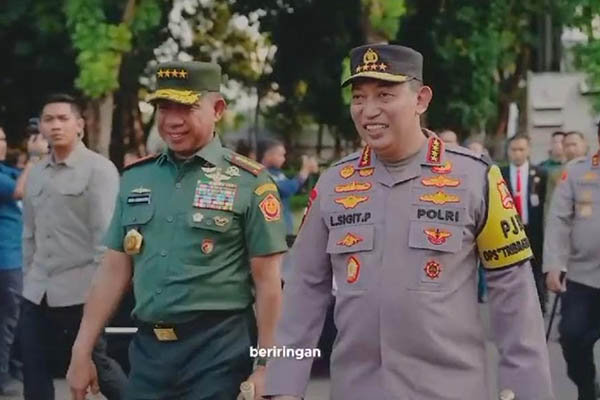 Jenderal Sigit Pastikan Sinergitas TNI dan Polri Selalu Terjalin di Manapun Bertugas