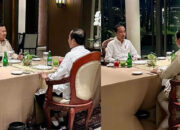 Jokowi Memposting Fotonya Sedang Makan Malam Berdua Prabowo