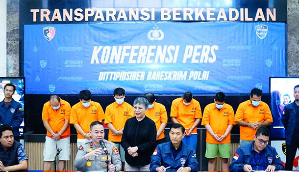 Polri Bongkar Sindikat Judi Online yang Dikendalikan Warga Negara Asing, Perputaran Uang Capai Rp 685 M