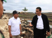Wamenhan Dampingi Mentan Tinjau Lokasi Lahan Pengembangan Food Estate di Kampung Wanam, Merauke