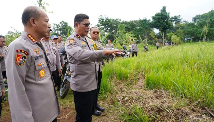 Dukung Ketahanan Pangan Nasional, Wakapolda Cek Kesiapan Lahan Di SPN Polda Metro