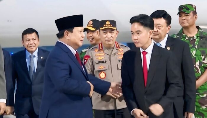 Wapres Gibran Rakabuming Raka Sambut Kepulangan Presiden Prabowo dari Lawatan ke Luar Negeri