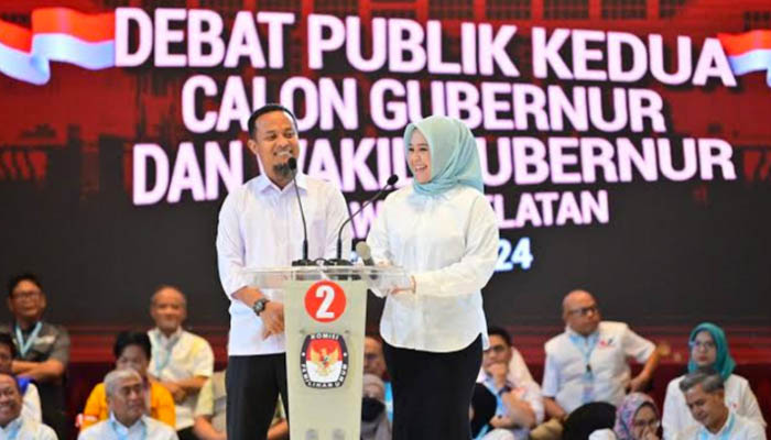 Rekapitulasi Suara Masih Berlangsung, Pasangan Andi Sudirman-Fatmawati Rusdi Inggul Perolehan Suara di Pilgub Sulsel Mengalahkan Pasangan Rhamdan Pomanto-Azhar Arsyad