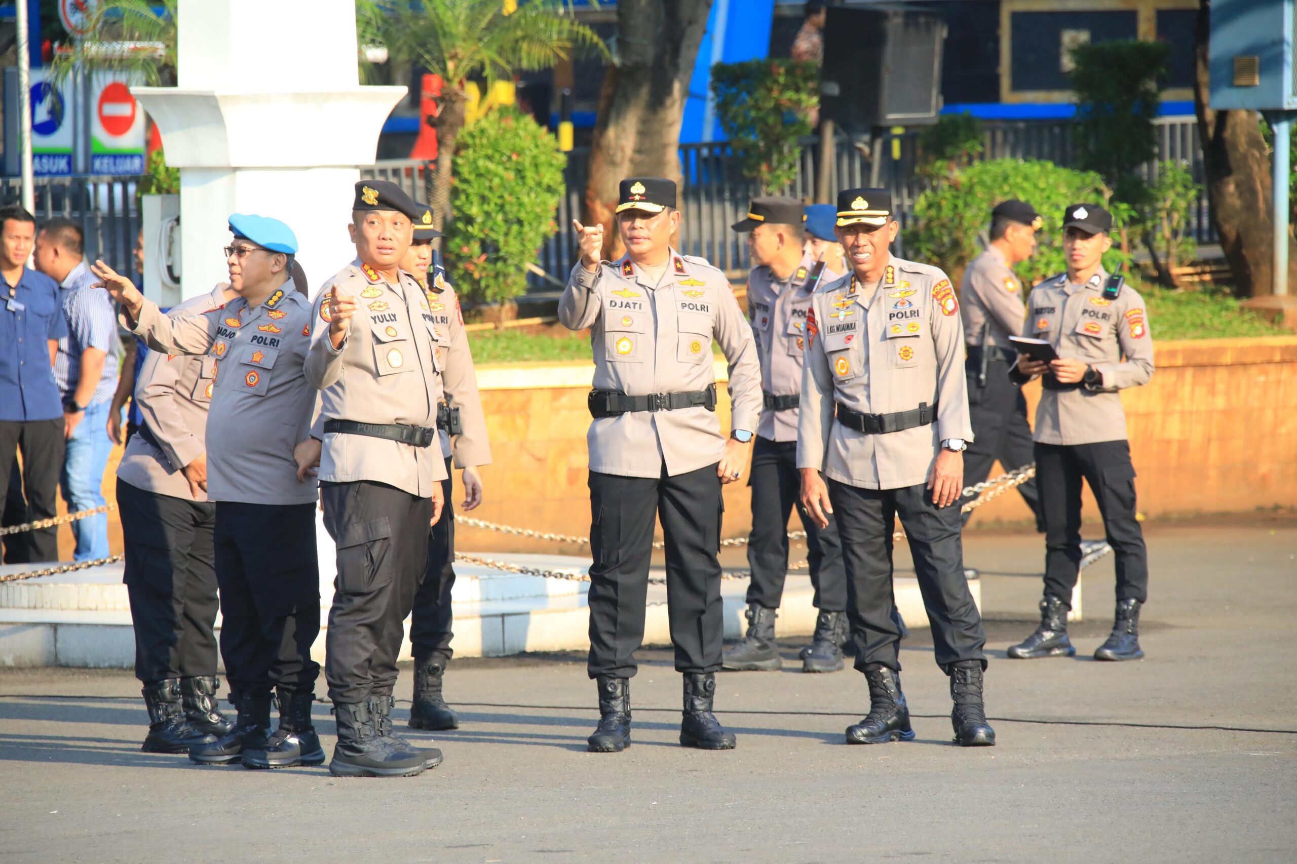 Arahan Wakapolda Metro Jaya saat Pimpin Apel Pengecekan Personil