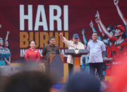 Prabowo Banjir Sorakan di Hari Buruh, Janji Satgas PHK dan Akhiri Outsourcing