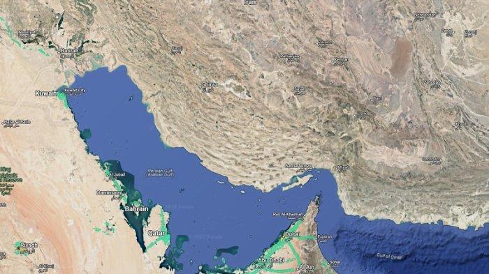 Foto Peta Wilayah Selat Hormuz Dan Jalur Ekspor Minyak Iran Ke Cina Yang Terancam Blokade Akibat Perang