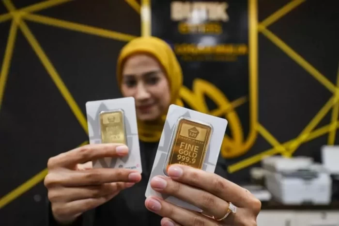 Ilustrasi harga emas Antam naik per 11 Juni 2025