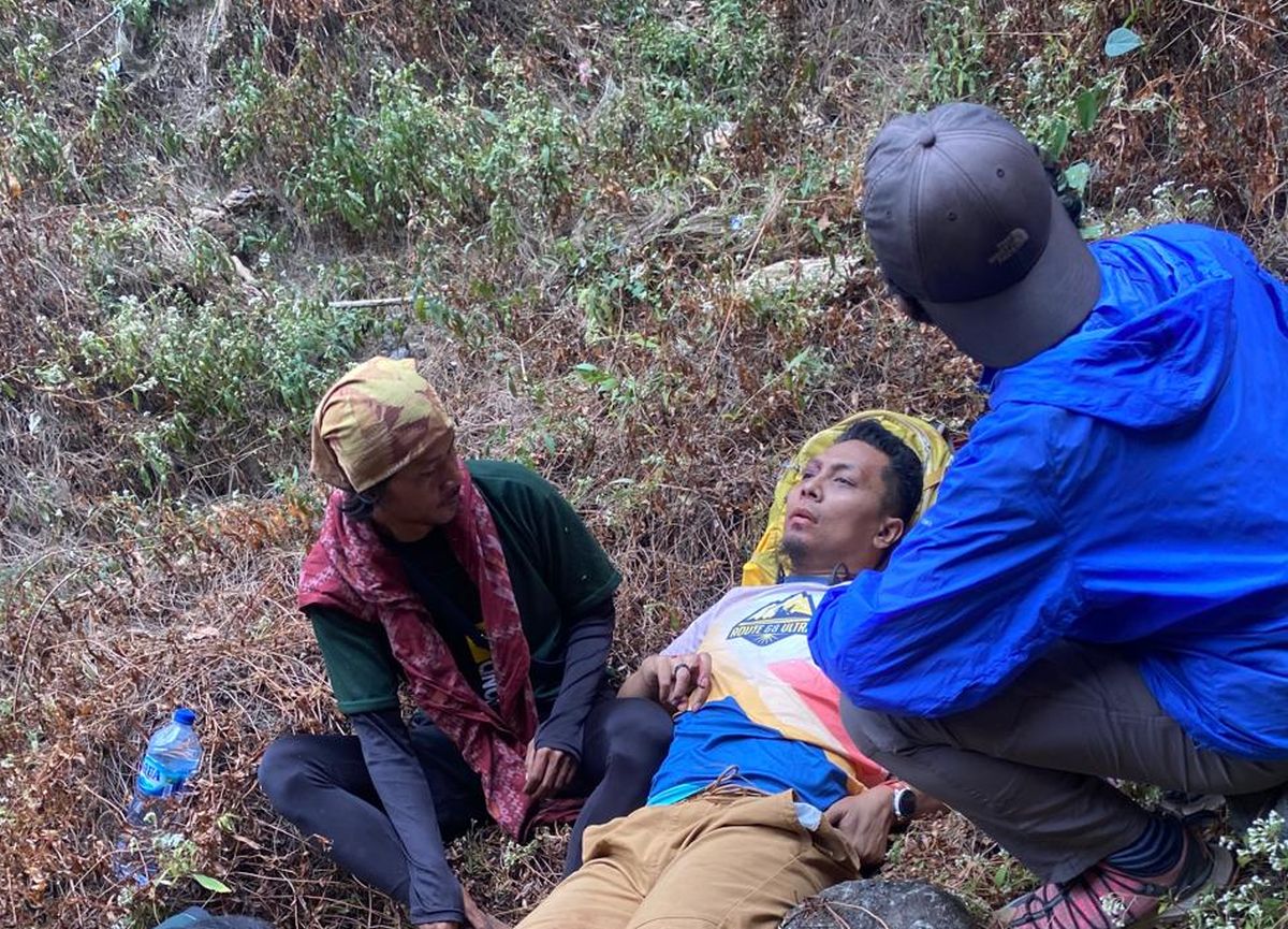 Pendaki Malaysia Terluka Di Kepala Saat Mendaki Gunung Rinjani, Ntb