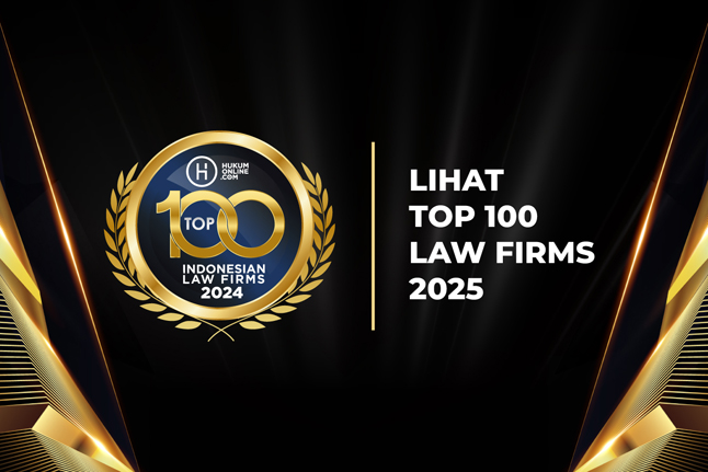 Penghargaan firma hukum non-litigasi terbaik 2025 dalam ajang Top 100 Law Firms.