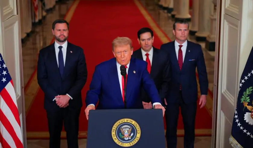 Presiden Donald Trump Umumkan Serangan Ke Iran Dan Anggaran Militer As Meningkat