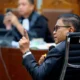 Sekjen Pdip Hasto Kristiyanto Saat Diperiksa Di Sidang Tipikor Jakarta Terkait Kasus Harun Masiku