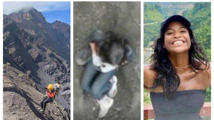 Tim Sar Menandu Jenazah Juliana Marins Menuruni Gunung Rinjani Dalam Kondisi Cuaca Buruk