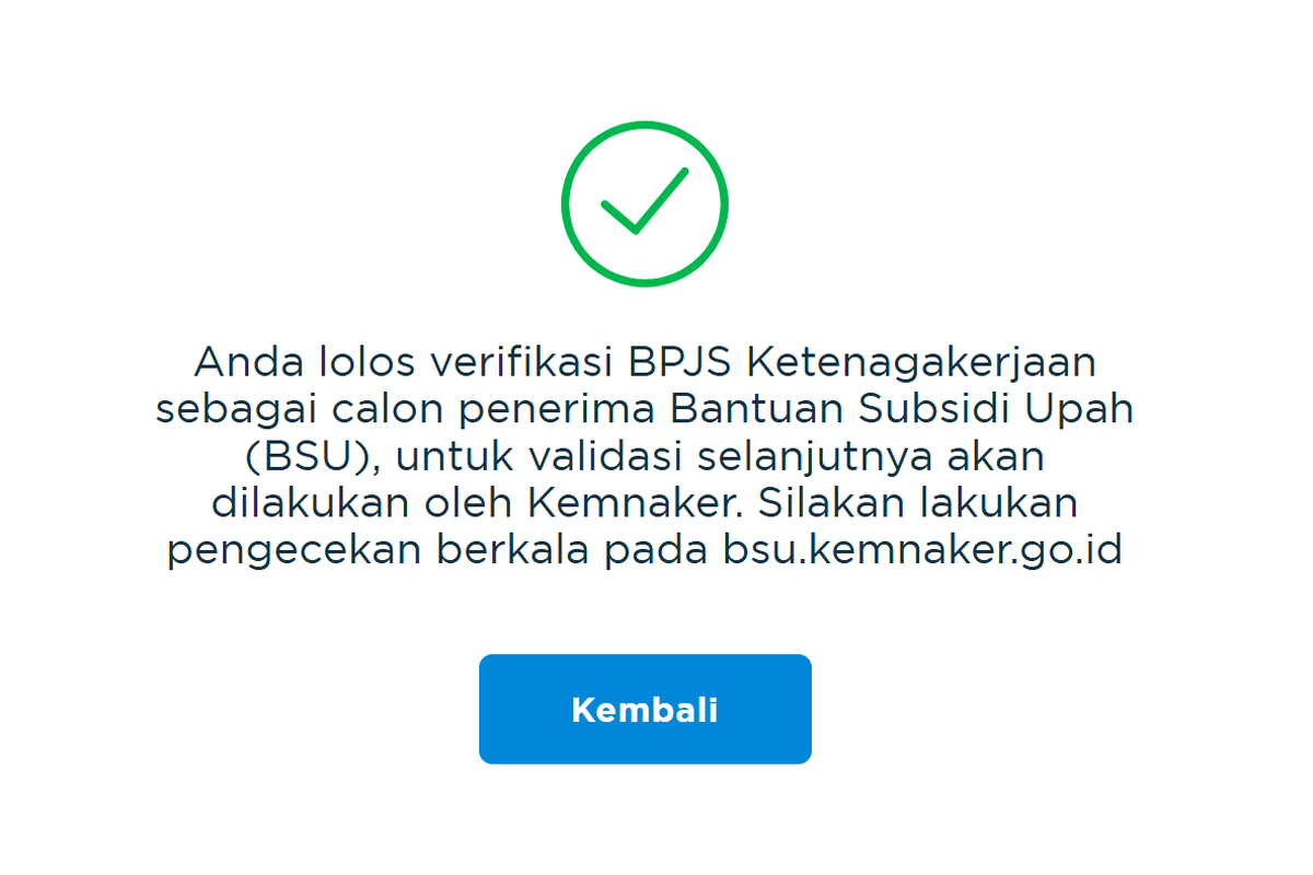 Cek Bantuian Subsidi Upah Di Bsu.kemnaker.go