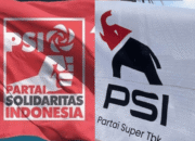 Bendera Psi Dengan Simbol Gajah Merah Hitam Mulai Dipasang Di Kawasan Solo Menjelang Kongres Partai