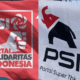 Bendera Psi Dengan Simbol Gajah Merah Hitam Mulai Dipasang Di Kawasan Solo Menjelang Kongres Partai