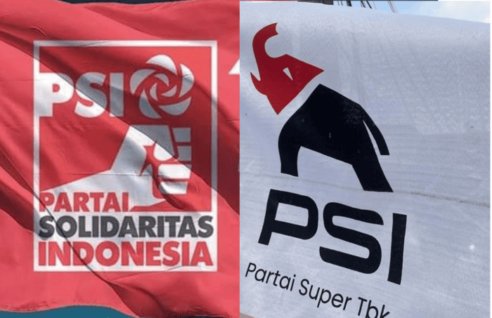 Bendera Psi Dengan Simbol Gajah Merah Hitam Mulai Dipasang Di Kawasan Solo Menjelang Kongres Partai