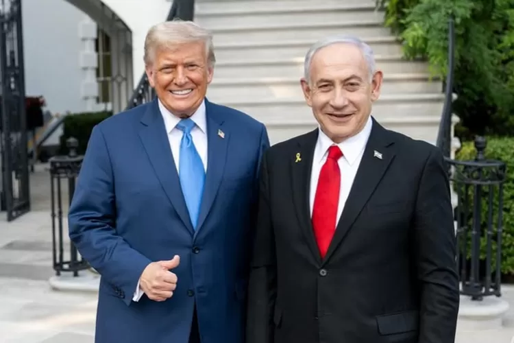Benjamin Netanyahu Dan Donald Trump Dalam Pertemuan Di Gedung Putih Bahas Pencalonan Nobel Perdamaian