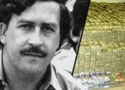 Foto Dokumentasi Wajah Pablo Escobar, Gembong Narkoba Legendaris Asal Kolombia