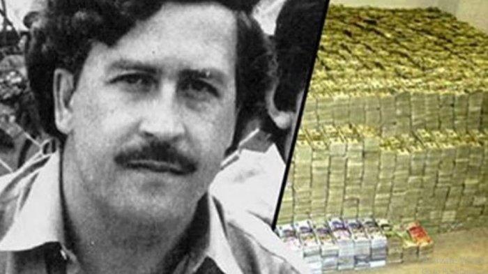 Foto Dokumentasi Wajah Pablo Escobar, Gembong Narkoba Legendaris Asal Kolombia
