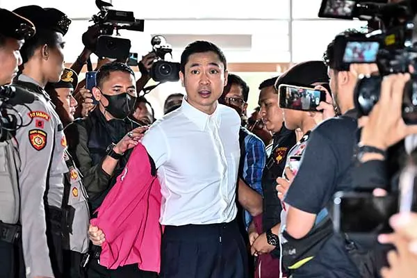 Harvey Moeis Mengikuti Sidang Kasus Korupsi Timah Secara Daring Di Pengadilan Tipikor Jakarta