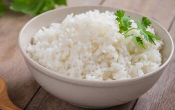 Ilustrasi Nasi Putih Sebagai Makanan Pokok Utama Di Berbagai Negara Asia
