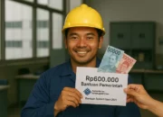 Ilustrasi Pekerja Menerima Bsu 2025 Dari Kemnaker