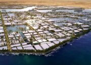 Ilustrasi Proyek Kota Futuristik The Line Arab Saudi Yang Kini Dikaji Ulang