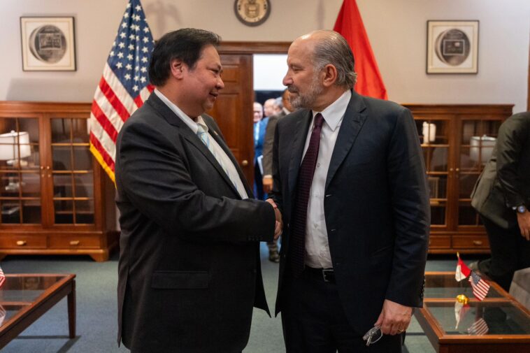 Pertemuan Menko Airlangga Dengan Pejabat Dagang Amerika Serikat Di Washington
