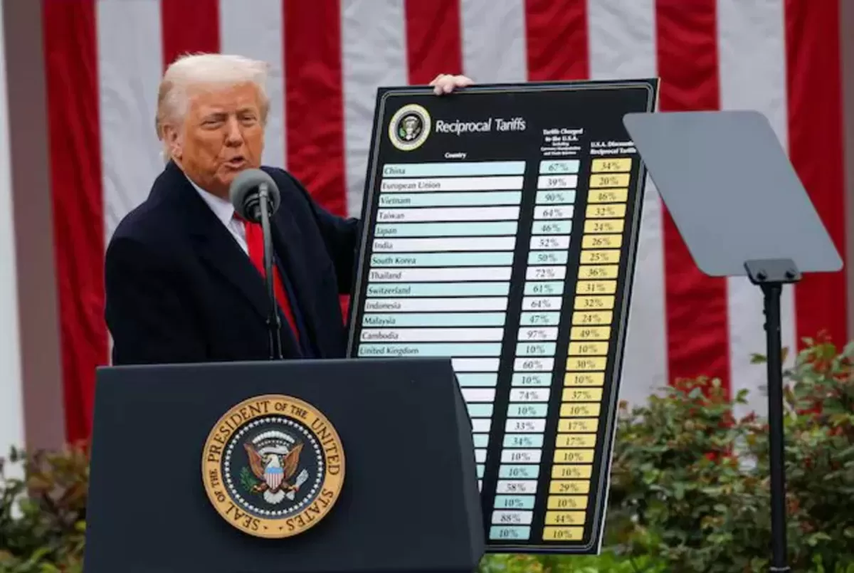 Presiden As Donald Trump Mengumumkan Tarif Impor Baru Untuk Barang Ekspor Indonesia Dan Negara Lain