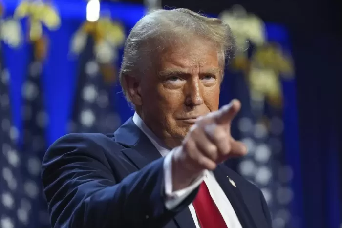 Presiden Donald Trump Saat Menyampaikan Ultimatum Terhadap Brics