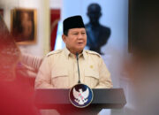 Presiden Prabowo Subianto Memberikan Keterangan Pers Di Halim Perdanakusuma Jelang Peluncuran Tema Hut Ri Ke 80