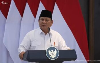 Presiden Prabowo Subianto Saat Beri Pernyataan Soal Transfer Data Wni Ke As