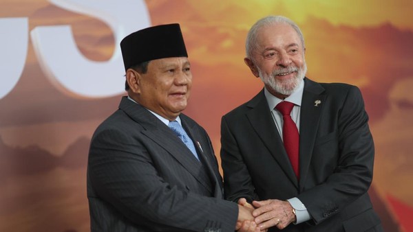 Presiden Prabowo Disambut Presiden Brasil Lula Da Silva Di Ktt Brics 2025 Di Rio De Janeiro