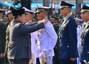 Presiden Prabowo Melantik Perwira Tni Polri Dan Menyerahkan Adhi Makayasa Di Istana Merdeka