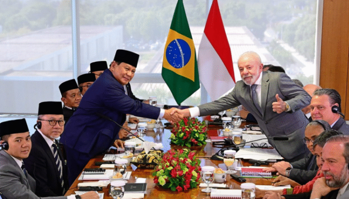 Prabowo Akhiri Kunjungan Kenegaraan di Brasil, Bertemu Presiden Lula