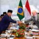 Presiden Ri Prabowo Subianto Saat Meninggalkan Brasil Usai Bertemu Presiden Brasil Lula Da Silva