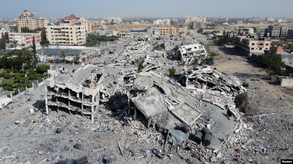 Reruntuhan Bangunan Di Gaza, Lokasi Rencana Pembangunan Kota Kemanusiaan Israel