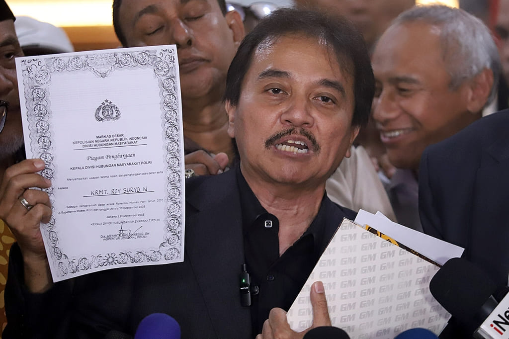 Roy Suryo Bersama Tim Hukum Seusai Gelar Perkara Ijazah Jokowi Di Bareskrim Mabes Polri