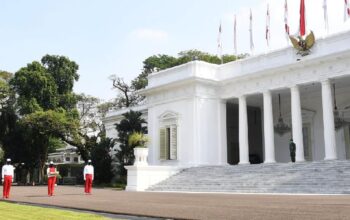 Suasana Halaman Istana Merdeka Saat Persiapan Upacara Hut Ri Di Jakarta