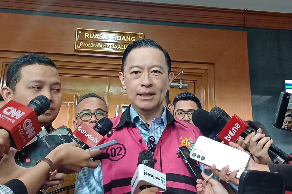 Tom Lembong Saat Menjalani Sidang Tuntutan Kasus Korupsi Impor Gula Di Pengadilan Tipikor Jakarta