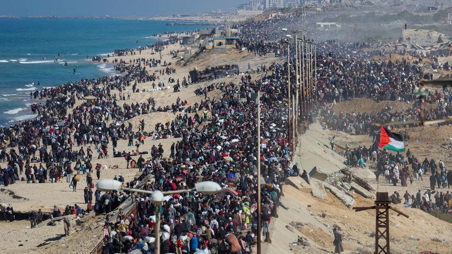 Warga Gaza Mengungsi Di Tengah Konflik, Proyek Relokasi Gagal Setelah Penolakan Arab Saudi