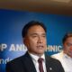 Yusril Ihza Mahendra Bersama Menko Airlangga Dalam Konferensi Pers Usai Acara Hukum Di Jakarta