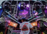 Peralatan Sound Karnaval Indonesia Saat Disiapkan Di Malang